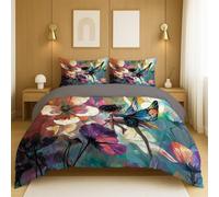 Microfibre Polyester Colorful Duvet Cover Illustration Fantasy Art Fairy Bedclothes Printed For kids girls teens and adults room Comforter Cover 135x200cm(53" x 82")