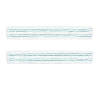 Microfibre Replacement Cloths for Leifheit XL Window Cleaner, Pack of 2, White, 42 x 6.5 cm, Highly Absorbent, Streak-Free, Perfect Fit, Durable, Easy Assembly, Wet and Dry Cleaning