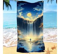 Microfibre Towel 80x160, Beach Towels for Adults, Fall Landscape Lightweight Stylish Kids Large Beach Towels, Super Absorbent Sand Free & Quick Dry Gym Towel Extra for Travel, Swim, Holiday w0j-360