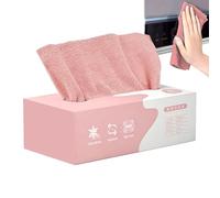 Microfibre Towel Cleaner - Removes Dirt and Grease Without Burrs, Dispenser with Removable Box, Total Weight 300 g + Reusable Fabric, Fabric Material