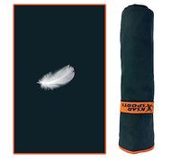 Microfibre Towel, Quick Dry Towel & Beach Towels ultra lightweight compact & fast-drying for Travel camping Gym Hiking and swim towel (XL 180cm x 90cm, Black)