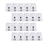 Microfibre Vacuum Bags for Bosch GAS 35 Extractor 20 Count | Compatible with GAS 35 M AFC, for durable fleece material, dust containment, easy install, extractor accessory
