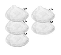 Microfibre Washable Cloth Pads to fit Vax, Bionaire, Efbe-Schotte, H2O, Montiss, Quest, Pifco, X5 & Delta Steam Mops (Pack of 5)