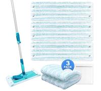 Microfibre Wiper Covers for Clean Twist XL Micro Duo, Replacement Set of 3, Efficient Cleaning for All Floor Types