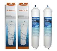 Microfilter Refrigerator Water Filter, DA2010CB, Compatible with Samsung, LG, GE, Whirlpool, NSF Certified, 2PACK