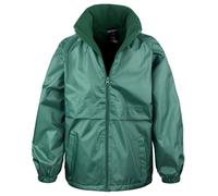 Microfleece Lined Jacket Result Core Bottle Green 3-4 Years