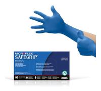 Microflex SafeGrip SG-375 Extra Thick Disposable Latex Gloves for Life Sciences