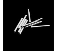Microfluidic System Tube Connector Set - 10 Stainless Steel Adapters for PDMS Chip Applications(0.3x0.6x16mm)