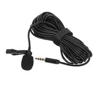 Micrófono para transparente, mini micrófono portátil, micrófono Lavalier con cable, micrófono universal para grabación de entrevistas en vivo, accesorio de audio de alta calidad (MC-LM60)