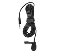 Micrófono para transparente, mini micrófono portátil, micrófono Lavalier con cable, micrófono universal para grabación de entrevistas en vivo, accesorio de audio de alta calidad (MC-LM30)