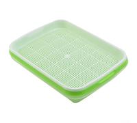 Microgreens Growing Tray SoilFree Sprouter with 2 Layer Germination Box, Large Capacity Suitable for Various Types Including Soybeans Buckwheat and Wheatgrass