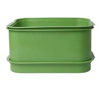Microgreens Growing Trays, BPA Free PP Soil-Free Sprouting Tray Stackable Space-Saving Planting Pot for Growing Bean Sprouts, Broccoli, Alfalfa & Microgreens