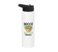 Microgreens Micro Farming Gardening Sprouts Microgreens Stainless Steel Insulated Water Bottle