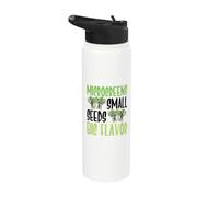Microgreens Micro Farming Gardening Sprouts Microgreens Stainless Steel Insulated Water Bottle