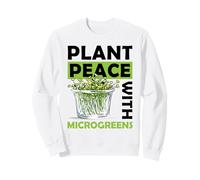Microgreens Micro Farming Gardening Sprouts Microgreens Sweatshirt