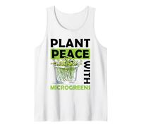 Microgreens Micro Farming Gardening Sprouts Microgreens Tank Top