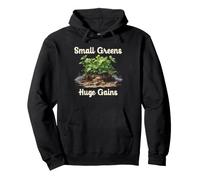 Microgreens Small Greens Huge Gains Sprout Grower Garden Pullover Hoodie