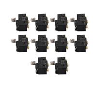 Microinterruptor Interruptor de límite momentáneo de acción rápida Calidad premium Durable 1NO 1NC para proyectos de automatización industrial Juego de 10 piezas