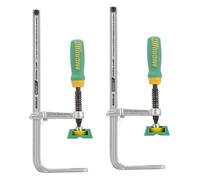 MICROJIG Matchfit Anti-Pivot Dovetail Clamp (2-PACK) - Spring Clamp Arm Prevents Dropping, Compatible with 1/2" 14-Degree Dovetail Bit to Create Custom Tracks, Save Time & Eliminate Expensive T-Tracks