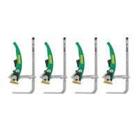 Microjig MatchFit Dovetail Ratchet Clamp AP - Precision Clamping Tool with Anti-Pivot Spring for Professional Jig Building and Woodworking - Versatile Jig Clamp (4-Pack)