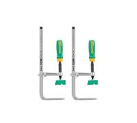 MICROJIG Matchfit DVC-850AP 2-In1, Track And In-Line Dovetail Clamp, 2-Pack, Green