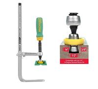 MICROJIG Matchfit DVC-850AP 2-In1, Track and in-Line Dovetail Clamp, Green