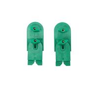 MICROJIG Matchfit Ramp Clamps (2-Pack) - Precision Inline Dovetail Clamp for Dovetail Track System - Low-Profile, Rotating Clamp Heads for Woodworking, CNC, Routing, and Sleds, CN-P3K2