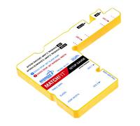 MICROJIG Matchfit SG-133 Setup Gauge Accessory, Yellow