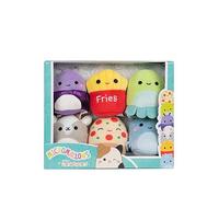 Squishmallows 2.5-Inch 6 Pack Plush Micromallows (Malcolm, Pep, Lune, Walkers, Orphine, Axel) One Colour