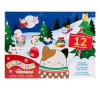 Squishmallows Micromallows 12 Day Advent Calendar 2025, Includuding Cam The Cat Christmas Edition, Tom The Festive Christmas Tree, Nick as Santa, Manny the Snowman and Many More!