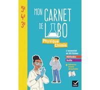 Microméga Physique Chimie Cycle 4 - Ed 2025 - Mon carnet de labo: L'essentiel en 50 fiches Méthodes-Outils + Mémento Brevet détachable