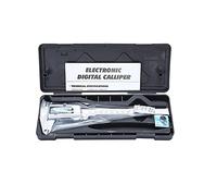 Micrometer, 6Inch/150Mm Vernier Caliper Metal Woodworking Tools Instrumentation Ruler Digital Pachymeter Carpenter Depth Gauge Electronic,With box-0-150mm