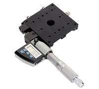 Micrometer, 80x80mm 0.001mm Linear Translation Stage High Accuracy Digital Micrometer Bore Gauge Platform Sliding Guide Rail