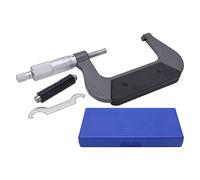 Micrometer Caliper Measuring Tool Precise Mechanical Structure Accurate Measurement Alloy Surface Portable Thickness for Engineers Technicians Machinists (50-75/0.01mm)