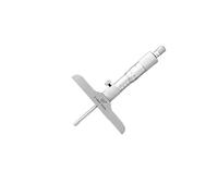 Micrometer, Depth Micrometer 0-25mm 0-100mm Industrial Quality Stainless Steel Micrometer 0.01mm(Oranje)