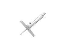 Micrometer, Depth Micrometer 0-25mm 0-100mm Industrial Quality Stainless Steel Micrometer 0.01mm(Rosso)