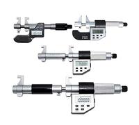 Micrometer, Digital Micrometer 5-30mm 25-50mm 50-75mm 75-100mm IP54 Inside 0.001mm mm/Inch Electronic Caliper Precision(334-oo-410,75-100mm NO Loop)