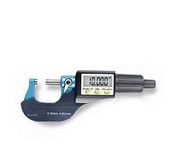 Micrometer, Digital Micrometer High Precision Outer Diameter Wall Thickness Caliper 0.001 Waterproof Electronic 0-25-50mm(Pure Number Display,25-50mm)