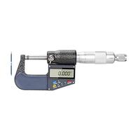 Micrometer, Micrometer Outside Micrometer Accuracy 0.001mm 0-25/50/75/100mm Electronic Digital Caliper Gauge Meter Measure Tool,Precision Machinist Tool(0-25mm)