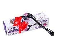 Microneedle Derma Roller - 540 Micro Needle Skin Care System - Ideal to Keep Your Skin Young and Radiant - Titanium for Silky Smooth and Beautiful Skin - Includes Free E-Book - by Sandine (0.25mm)