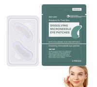 Microneedle Eye Patches - Pack of 1 Dissolving Nano Under Eye Patches with Hyaluronic Acid & Peptides - Gel Pads for Dark Circles & Puffy Micro Needle Design (1pc)