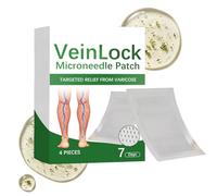 Microneedle Patch -4 Pieces Soothing Leg Breathable Care Patches, Non-Sticky And Comfortable, Advanced Varicose Vein Relief, 8 Hours Lasting, Nourishing Tissue For Visibly l-ighter, Healthier Looking