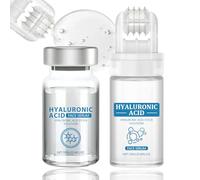 Microneedle Serum, Hyaluronic Acid Serum, Micro Infusion System for Face - Hydrating Facial Serum Applicator with Hyaluronic Acid & Glycerin - Skin Plumping & Brightening Tool for All Skin Types 2Pcs