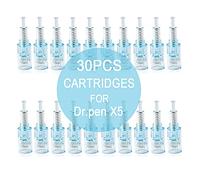 Microneedling Dermapen Cartridges Disposable Replacement Part for Dr.pen X5, Individual Package, 30 pcs/pack,Round Nano