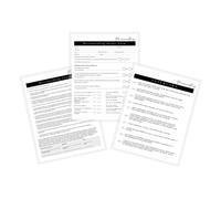 Microneedling Intake Forms, Consent, Aftercare Instructions | 75pk 25 of Each | Skin Rejuvenating Microneedling | Anti Aging, Anti Wrinkle | 8.5 x 11” Client Intake Signature Minimalist Black White