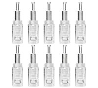 Microneedling Pen Cartridges, 10Pcs Microneedling Cartridges Threaded Interface Replacement Pen for Microneedle Beauty Instrument