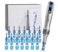 Microneedling Pen M8S, Professional Wireless Derma Pen with 16pcs Replacement Cartridges Needles for Dr Pen M8S (12pin, 36pin) 6 Speeds Adjustable Micro Needling Microneedle Machine for Face, Skin