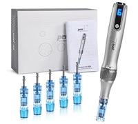 Microneedling Pen M8S, Professional Wireless Derma Pen with 6pcs Replacement Cartridges Needles for Dr Pen M8S (12pin, 36pin) 6 Speeds Adjustable Micro Needling Microneedle Machine for Face, Skin Care