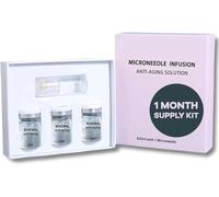 Microneedling Serum, Micro Infusion System For Face, Micro Infusion Serum for Home Skincare with 0.05mm Stamp, Collagen & Hyaluronic Acid - At-Home Kit for Smooth, Radiant Skin (1 Month Supply)