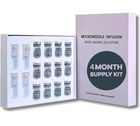 Microneedling Serum, Micro Infusion System For Face, Micro Infusion Serum for Home Skincare with 0.05mm Stamp, Collagen & Hyaluronic Acid - At-Home Kit for Smooth, Radiant Skin (4 Months Supply)
